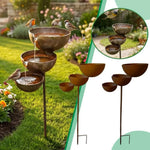 Amsterhome Vintage Metalen Vogelbad