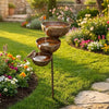 Amsterhome Vintage Metalen Vogelbad
