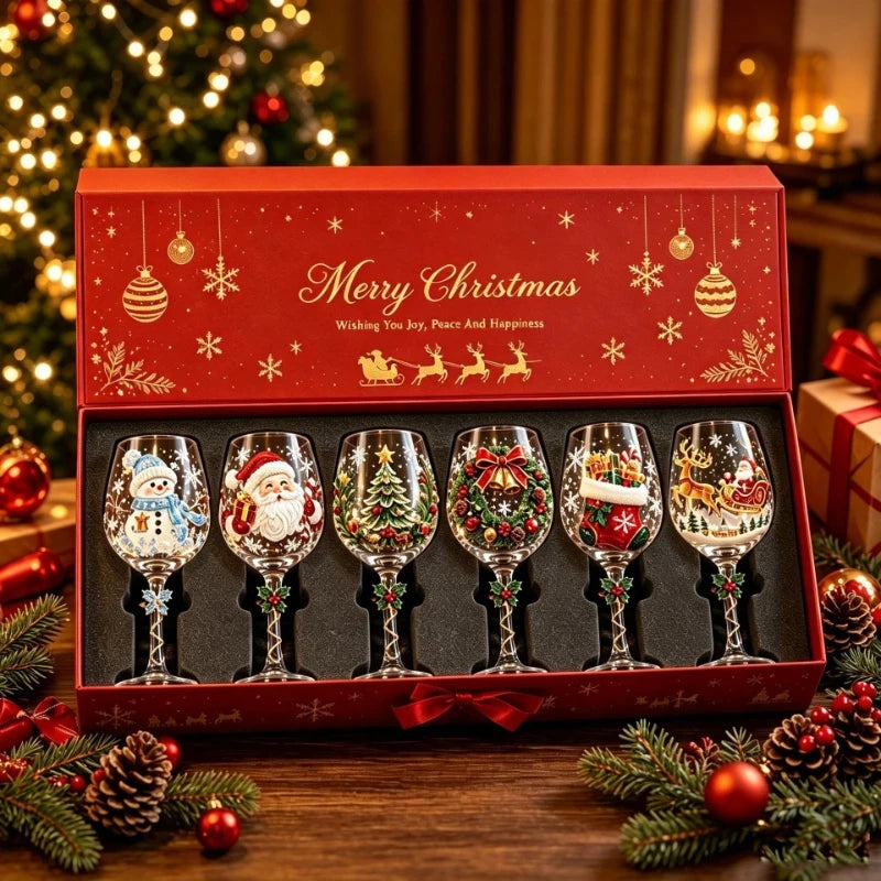 Amsterhome Kerst Wijnglas