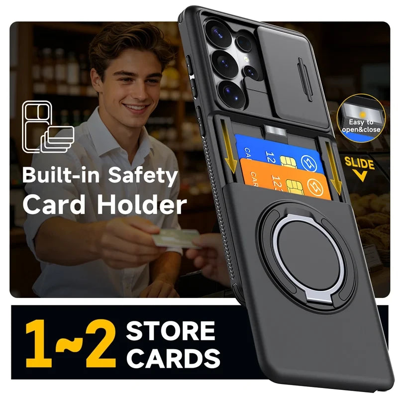 Schokbestendig Pasjeshouder Telefoonhoesje