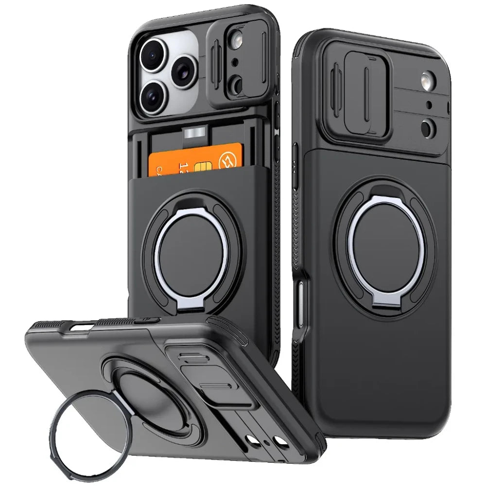 Magnetisch Portemonnee Telefoonhoesje met Standaard