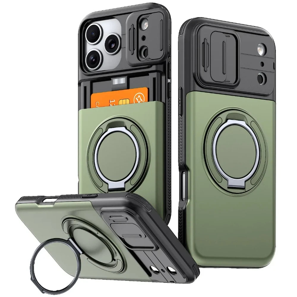 Magnetisch Portemonnee Telefoonhoesje met Standaard