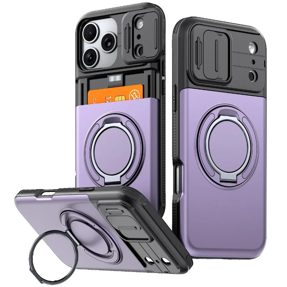 Magnetisch Portemonnee Telefoonhoesje met Standaard