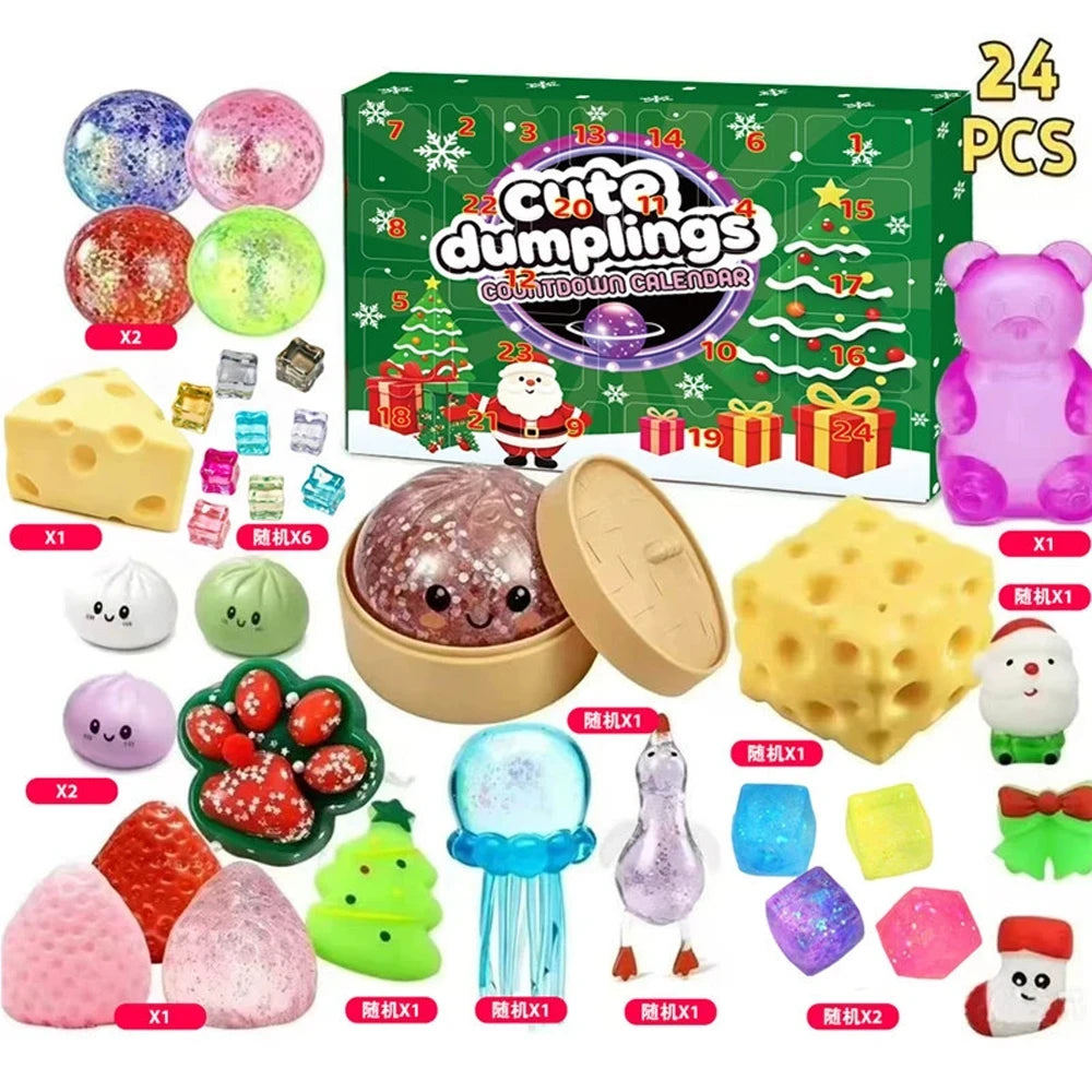 Kerst Squishy Adventkalender
