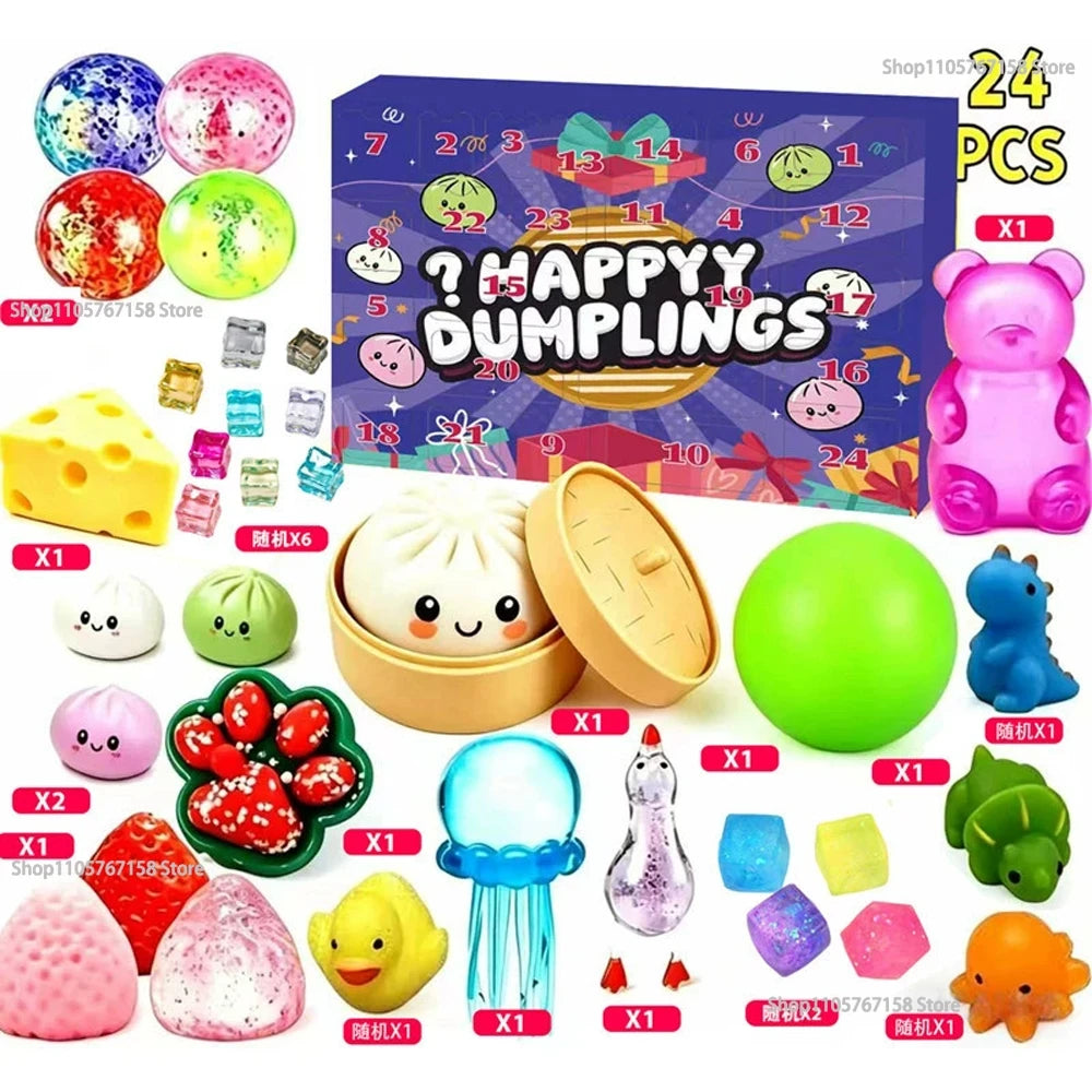 Kerst Squishy Adventkalender