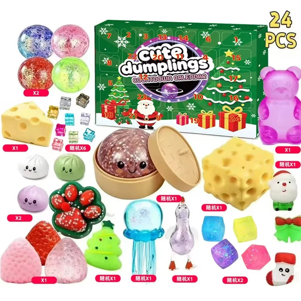 Kerst Squishy Adventkalender