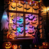 Verlichte Halloween Muurstickers Vleermuizen
