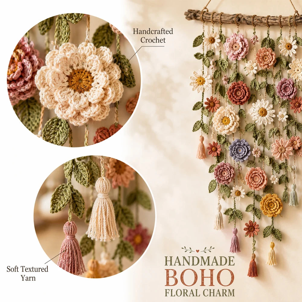 Handgemaakte Bloem Muurdecoratie