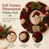 3D Stoffen Kerstkrans