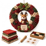3D Stoffen Kerstkrans
