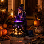 Halloween Heksenketel Tuinlamp