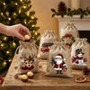 Linnen Kerstcadeau Zakjes