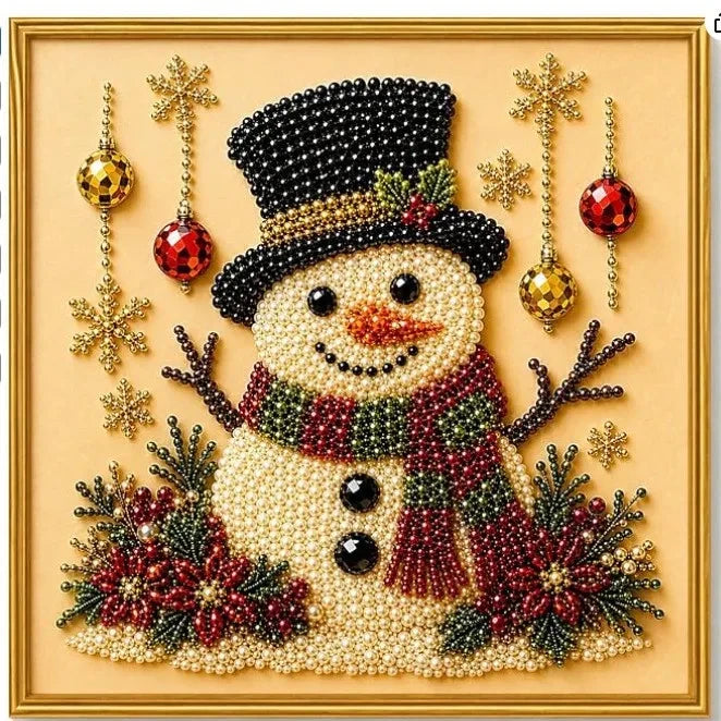 Kerst Kralen Schilderij - Zelf Maken Set