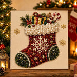Kerst Kralen Schilderij - Zelf Maken Set