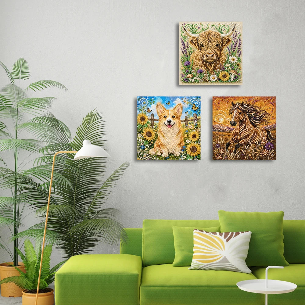 Dieren Parel Schilderij - Zelf Maken