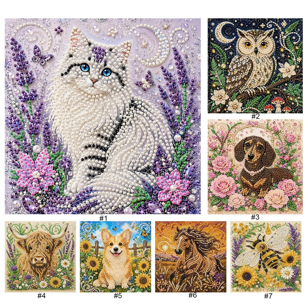 Dieren Parel Schilderij - Zelf Maken