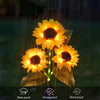 Zonne-energie Zonnebloem Tuinverlichting