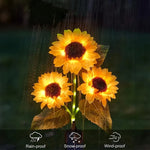 Zonne-energie Zonnebloem Tuinverlichting