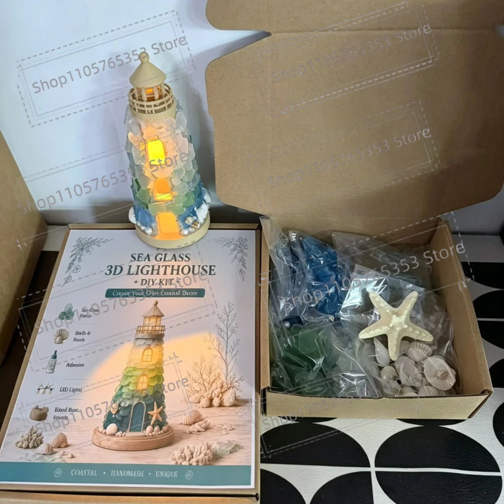Vuurtoren en Kerst - Knutselset