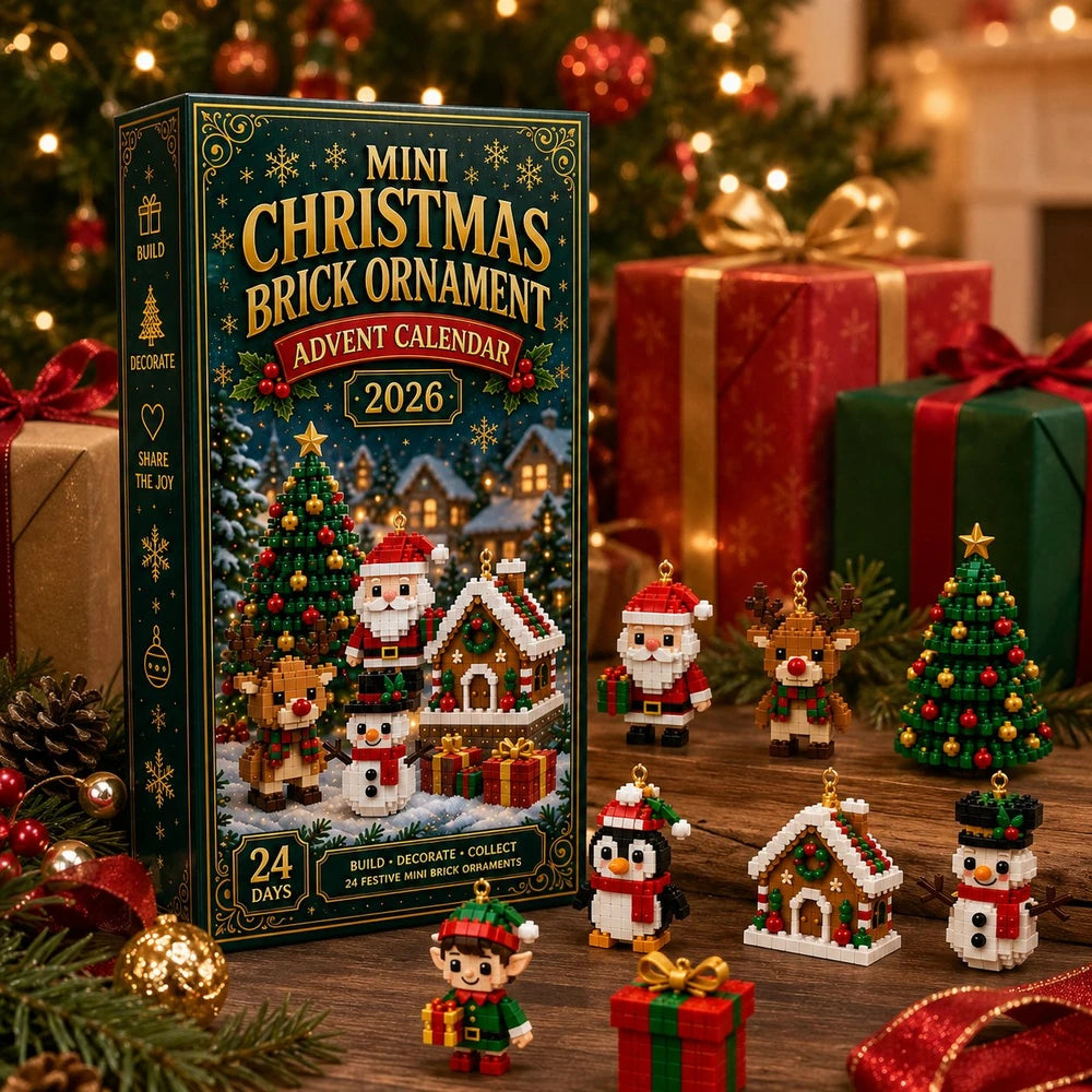 Mini Kerst Kalender 2026 - Bouwfiguren voor in Kerstboom