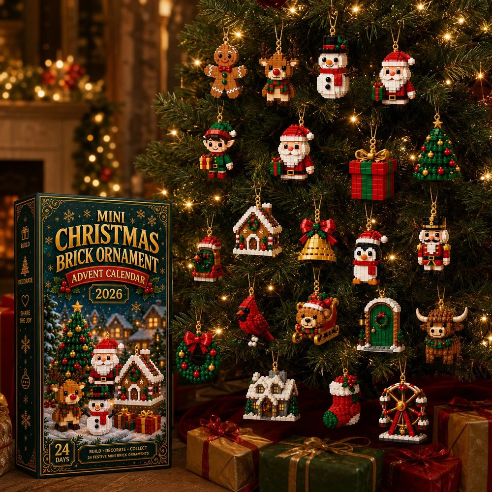 Mini Kerst Kalender 2026 - Bouwfiguren voor in Kerstboom