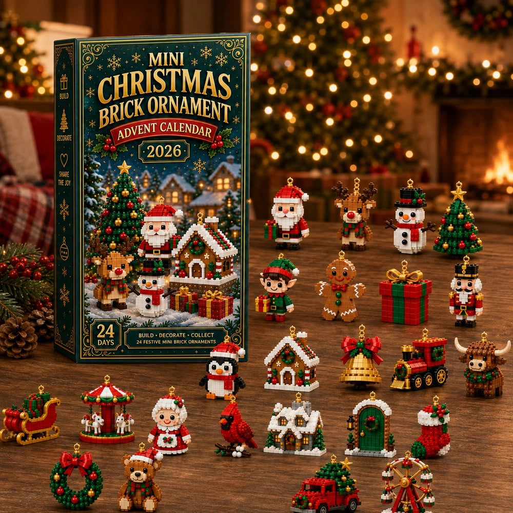 Mini Kerst Kalender 2026 - Bouwfiguren voor in Kerstboom