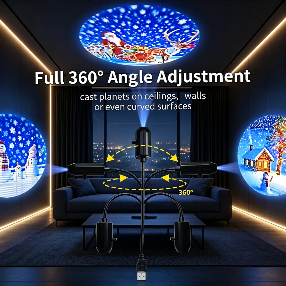 Verstelbare Projectorlamp voor Kerst