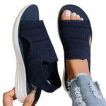 Elastische Comfortabele Sleehak Sandaal