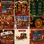 Kerst Rendier Bouwstenen Set